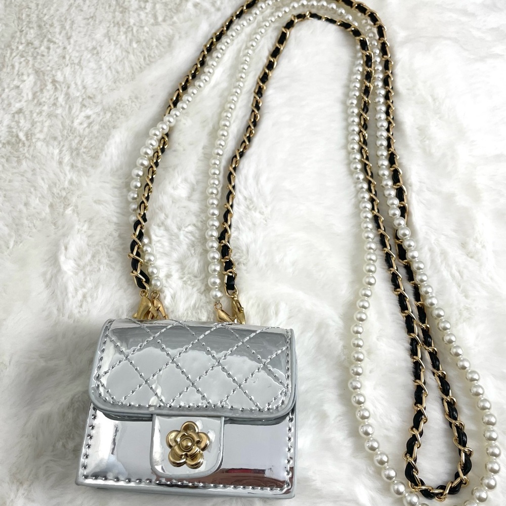 GORGEOUS ELEGANT MINI CROSSBODY AIRPOD CASE WALLET